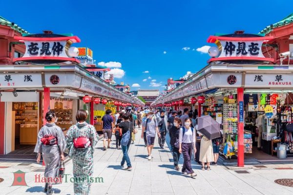 Phố Nakamise - Tokyo - Nhật Bản